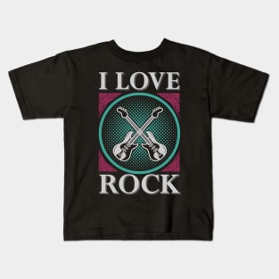 I love Rock. Kids T-Shirt